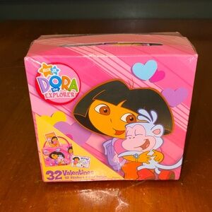 New Dora the Explorer Valentines with Stickers